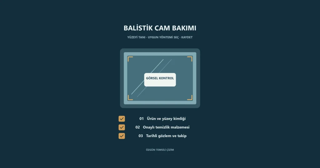Kurşun Geçirmez Cam Bakımı: Temizlik ve Hasar Takibi