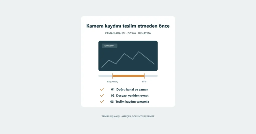 Kamera Kaydı Dışa Aktarma: Tarih, Saat ve Dosya Kontrolü